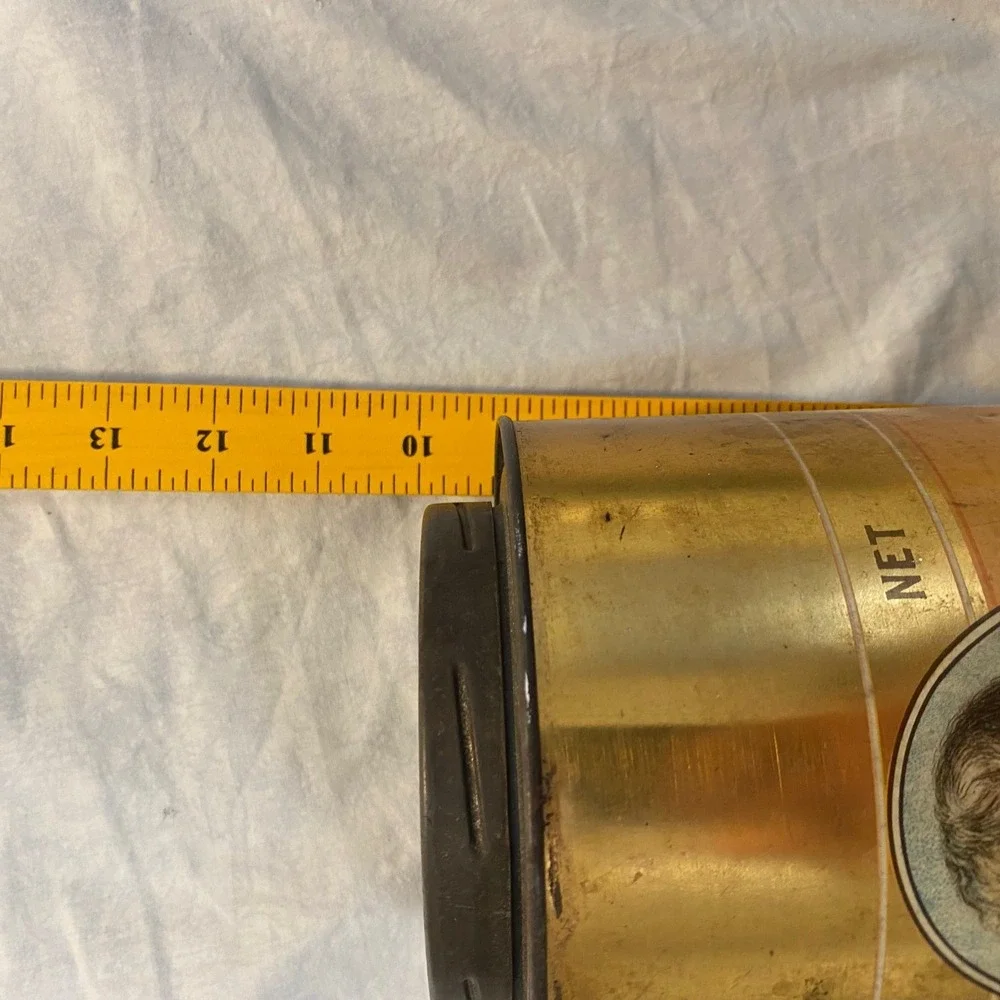 Antique Old Master Coffee Tin 3 Lb BB Co Blodgett Beckley Royal Tender Steel Cut